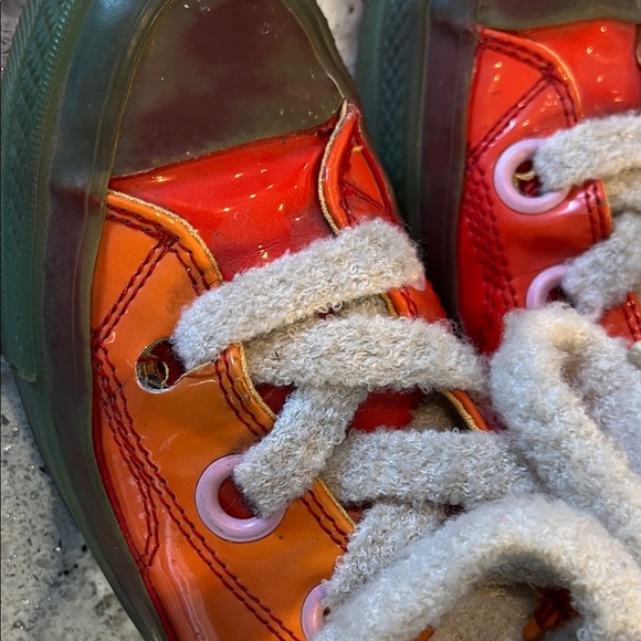 Converse All Stars Converse x JW Anderson Orange Sneakers Size 6 - Picture 4 of 11